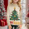 Children's Daily Casual Long-sleeved Printed Tops T-shirt