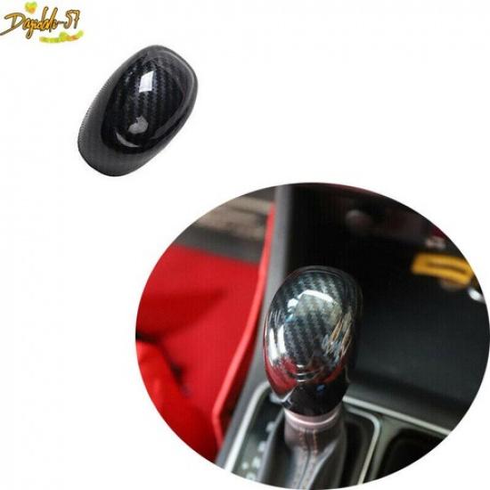 ABS Carbon Fiber Gear Shift Knob Trim Cover Fit For Hyundai Sonata 2015- New