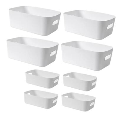 8 Pieces Cosmetics Case Organizer Makeup Vanity Holder Table Organizers Desk for Countertop