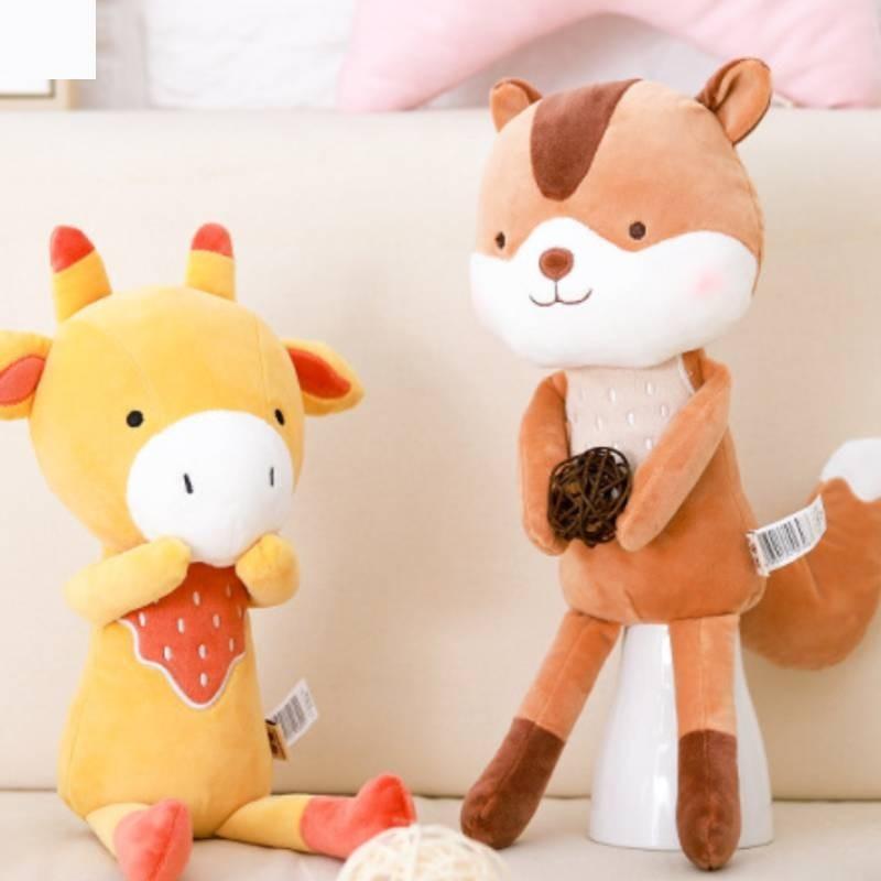 Entzückend weiches Fuchs-Plüschtier mit kristallweicher PP-Baumwollfüllung 23cm
