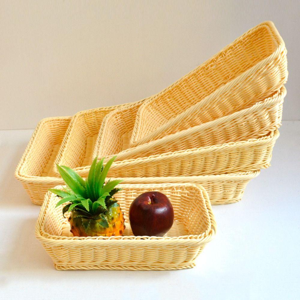 Kunststoff Küchenaufbewahrungskorb Mehrfarbig Brotfruchtschale Kreativer Präsentationskorb Zuhause Geschäft Hotel