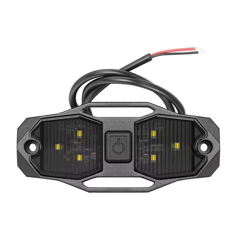 Red& White Dual Color For UTV Dome Light LED Roll Cage Utility Light With Onboard Switch For Polaris For RZR 4WD For Can-Am