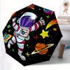 1pc Astronaut Galaxy Automatic Folding Umbrella - Lightweight, Retractable Design with 8-Rib Durability, Perfect for Outdoor Adventures168