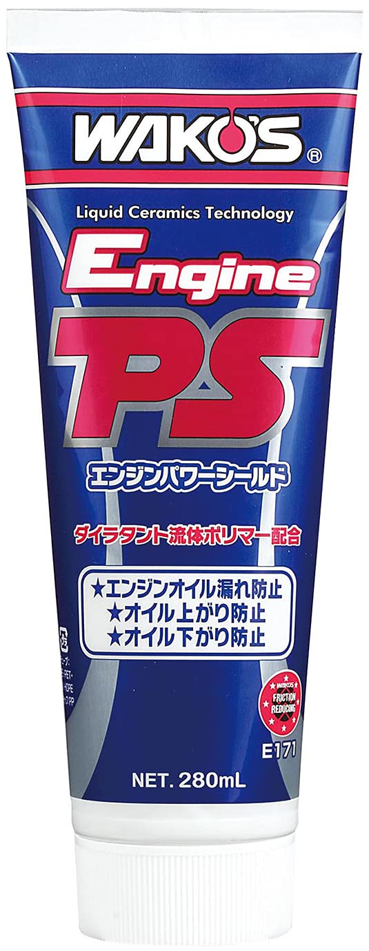 

WAKO S EPS Engine Power Shield Oil Leveler, 280ml, for preventing oil leaks and rising.