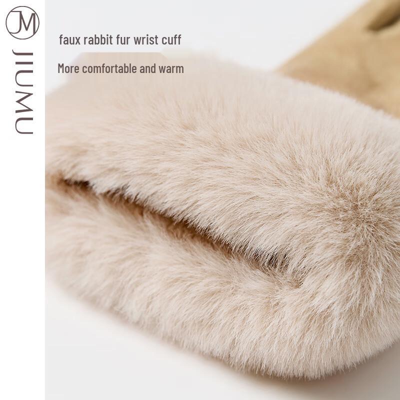 JIUMU Women's Warm Winter Gloves