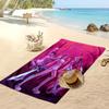 Kpop Dämonenjäger Bedrucktes Strandtuch, Großes Saugfähiges Schnelltrocknendes Handtuch für den Sommer, Outdoor, Schwimmen