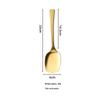 Hammered 304 Stainless Steel Serving Spoon