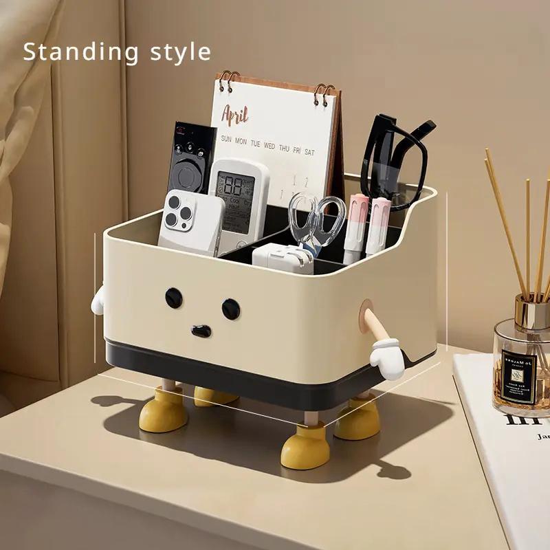 Desktop Storage Box Living Room Remote Control Miscellaneous Organizing Box Office Dormitory Stationery Compartment Home Supplie
