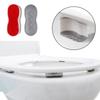 Toilet Paster Buffering Protective Antislip Toilet Cover Gasket Bumper Self-adhesive Cushion