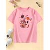 Fashion Happy Dog Drinking Juice T Shirts Short Sleeve Kids Childrean's T-shirt Boys Girls Summer Spring Casual Y2k Top Tees