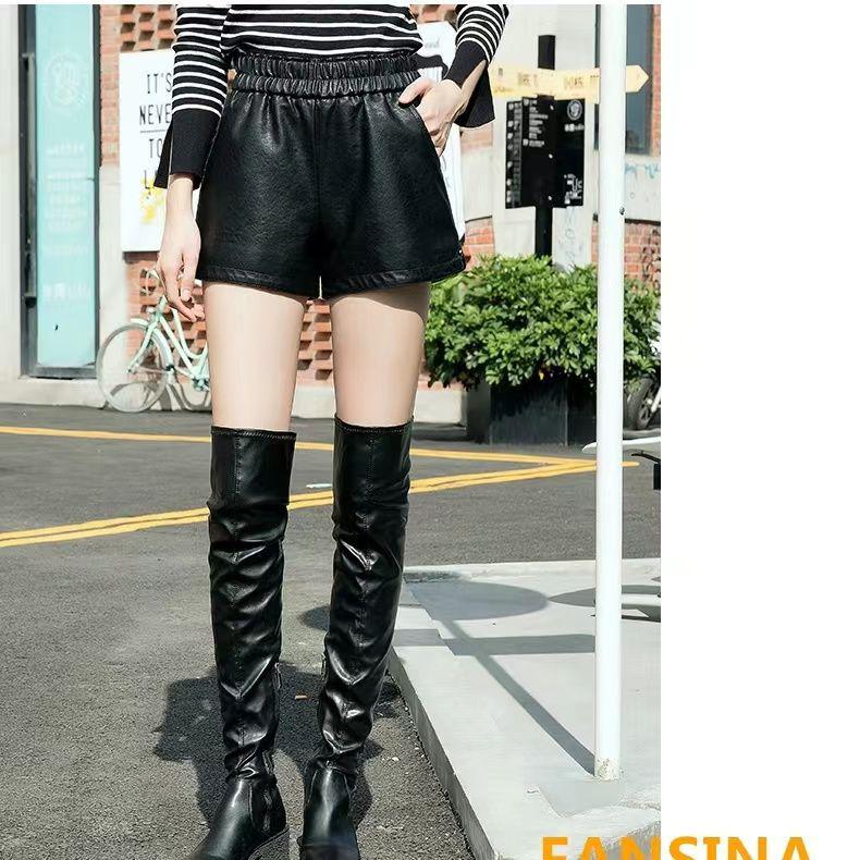 

Women s High-Waisted Slimming Wide-Leg Shorts for Winter, Spring, and Autumn S (Recommended for 80-90 Jin)
