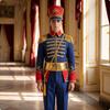 Costume with Hat Ornate Marching Band Uniform Formal for Cosplayers,