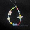 Colorful Beaded Cat Lanyard & Bracelet Set: Universal Phone Chain & Decor