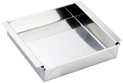 Endo Shoji TKG Egg Tofu Agar Jelly Square Stainless and Sink Mold for Egg Tofu Width X Depth X Height 330 X 330 X Commercial Japan ATM07033 Mold,