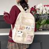 Winter New Transparent High-Value Ins Large Capacity Middle and High School Student Double Shoulder Single Shoulder Two-Piece Backpack