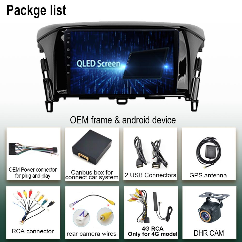 Android For Mitsubishi Eclipse Cross 1 2017 - 2021 Car Radio Video Player GPS Bluetooth Auto Stereo Touch QLED Screen WIFI BT