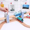 Wooden Thomas Train Track Bridge & Accessories Set - Educational Toy with Double Layer Fence
