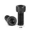 180-300pcs M2-M3 12.9 Hex Head Bolts, Black Carbon Steel Metric Screws, High Strength Machine Screw Assortment for DIY