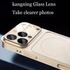 Original Glass Nano Matte Phone Case For iPhone 17 16 15 14 13 Pro Max 17 Air Magnetic For Magsafe Wireless Charging Armor Funda