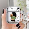 Case For Airpods 1 4 2 Pro2 3 Pro3 Pro Clear Earphone Cases Cover Cartoon Crayons Shinchan