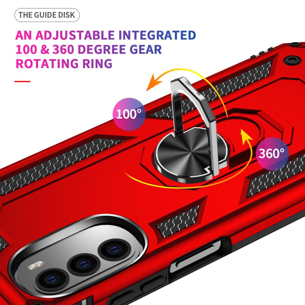 Magnetic Car Ring Holder Phone Cover For Motorola Moto G52 G22 G71 G51 G31 G41 Case Moto G 52 22 71 51 31 41 Funda Coque Capa