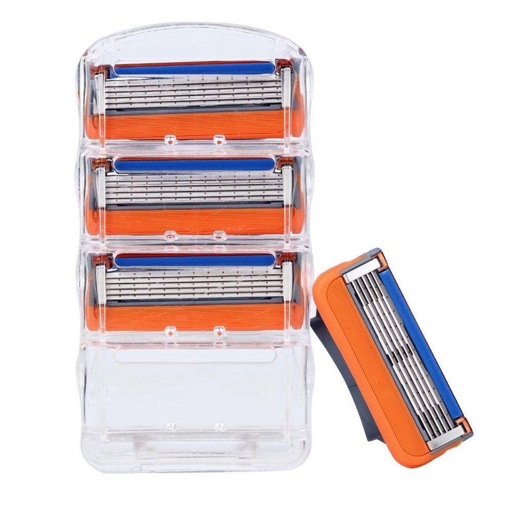 4 Pcs Cartridges Replacement Shaving Razor Blades