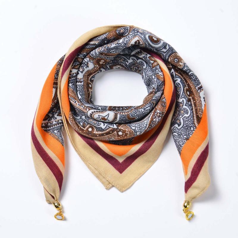 Ladies Warm Magnetic Triangle Neck Protection Scarf Premium Versatile Velvet Decorative Scarf Scarf