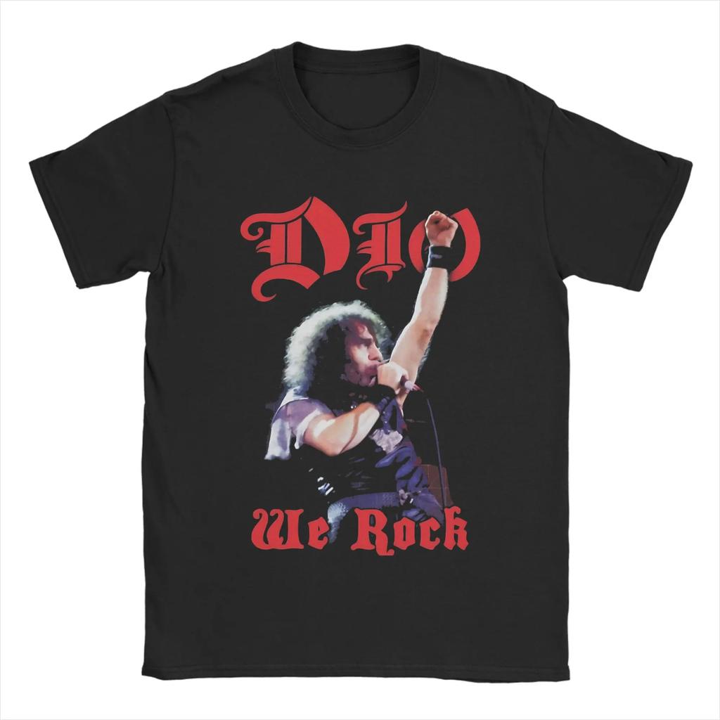 Herren Damen Dio The Last in Line T-Shirt Reine Baumwolle Grafikdruck T-Shirts Kleidung Outfits