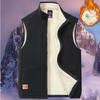 Vestă fără mâneci de exterior pentru bărbați, casual, mărime plus, încălzitor pentru corp, îmbrăcăminte de drumeție, modă termică de lux, haină de iarnă cu încălzire pentru bărbați