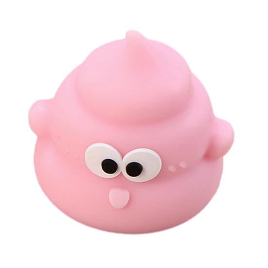 Niedlicher Kackhaufen-förmiger Spitzer Mini-PVC-Spitzer mit Manganstahlklinge Tragbarer Glatter Schneidespitzer für Kinder Schüler Lustige Schreibtischdekoration