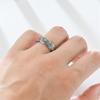 1Pc Fashion Niche Decompression Devil Eye Rotating Eye Ring, Both Men and Women Can