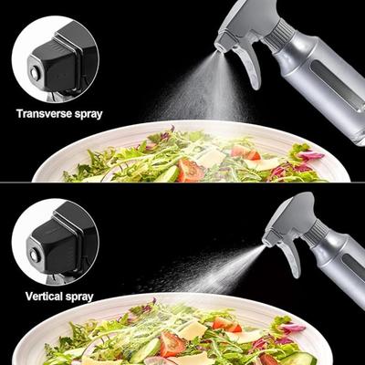 BBQ Tool Stainless Steel Body Oil Spray Bottle 180ml Visible Oil Sprayer Leakproof Oil Dispenser Baking