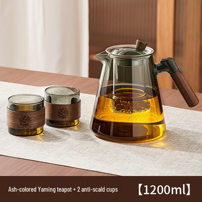 ZISIZ Glass Teapot with Infuser