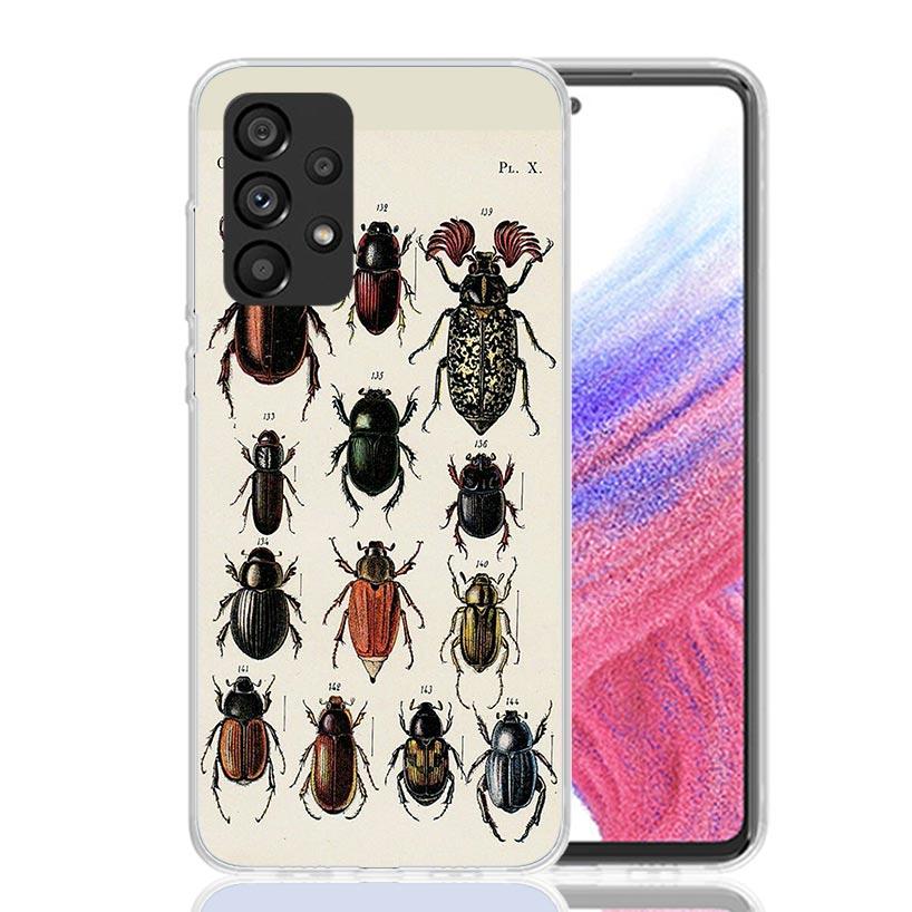 Bugs Bees Scientific Decomposition Phone Case For Samsung Galaxy A17 A16 A14 A15 A13 A57 A56 A54 A55 A53 A37 A36 A34 A35 A33 A26