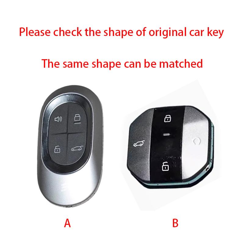 Zinc Alloy Car Key Fob Case Cover For Jetour Freedom Shanhai T1 Traveller   Protector Shell Keychain Holder Accessories