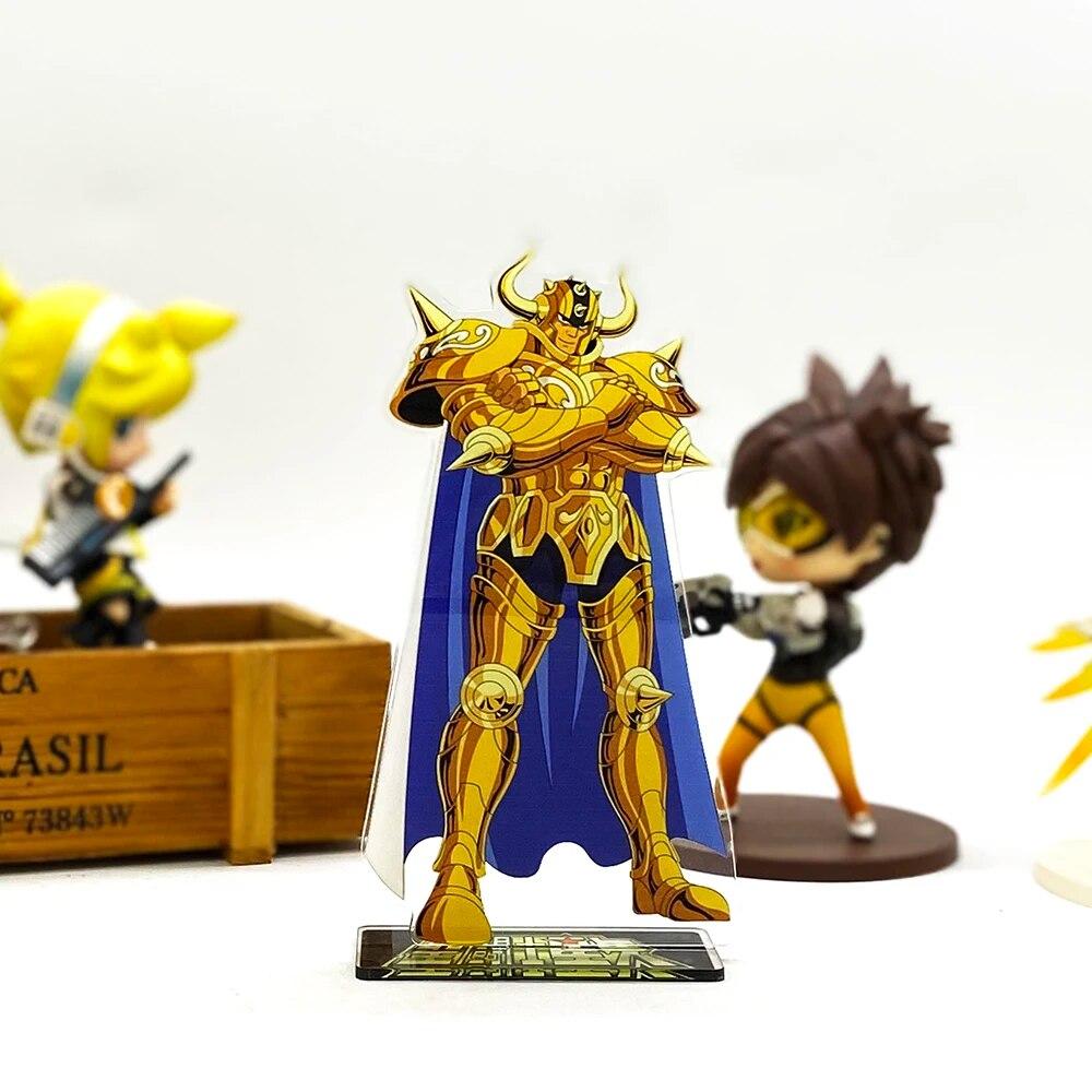 Saint Seiya Zodiac Aldebaran Mu Aiolia  Japanese acrylic stand standee toy figure