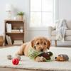21.5cm Interactive Pet Companion Toy Tooth Cleaning Bones Chew Toy Fun Cats Toy