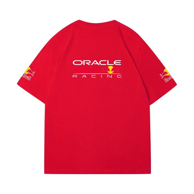 Oracle Red Bull Racing F1 T‑Shirt Unisex Short Sleeve Tee Formula 1 Racing Fans Casual Tops
