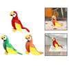 Cartoon Parrot Figure Toy Macaw Pillow Bird Stuffed Animal for Party Favors Room Decoration Children