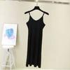 Anti Penetration Lined Bottom Dress Pure Color Anti-Penetration Lining Base Dress Women