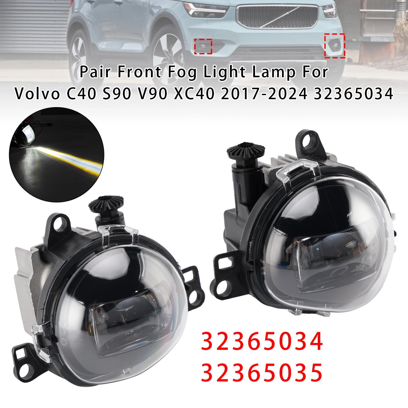 

Pair Front Fog Light Lamp For Volvo C40 S90 V90 XC40 2017-2024 32365034