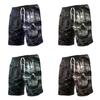 Skull Skeleton Horror Ghost Dark Boxing Shorts Pants 3D Print Fighting Training Unisex Men Women Quick Dry Fitness Gym Sport Workout Casual Streetwear