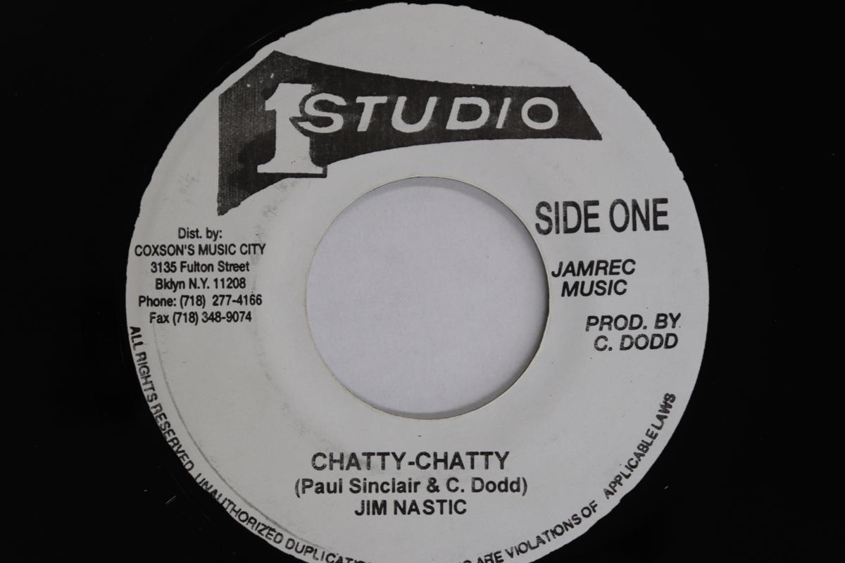 

7inch Record JIM NASTIC - Chatty Chatty NONE STUDIO ONE Jamaica Reggae, Ska & Dub Used