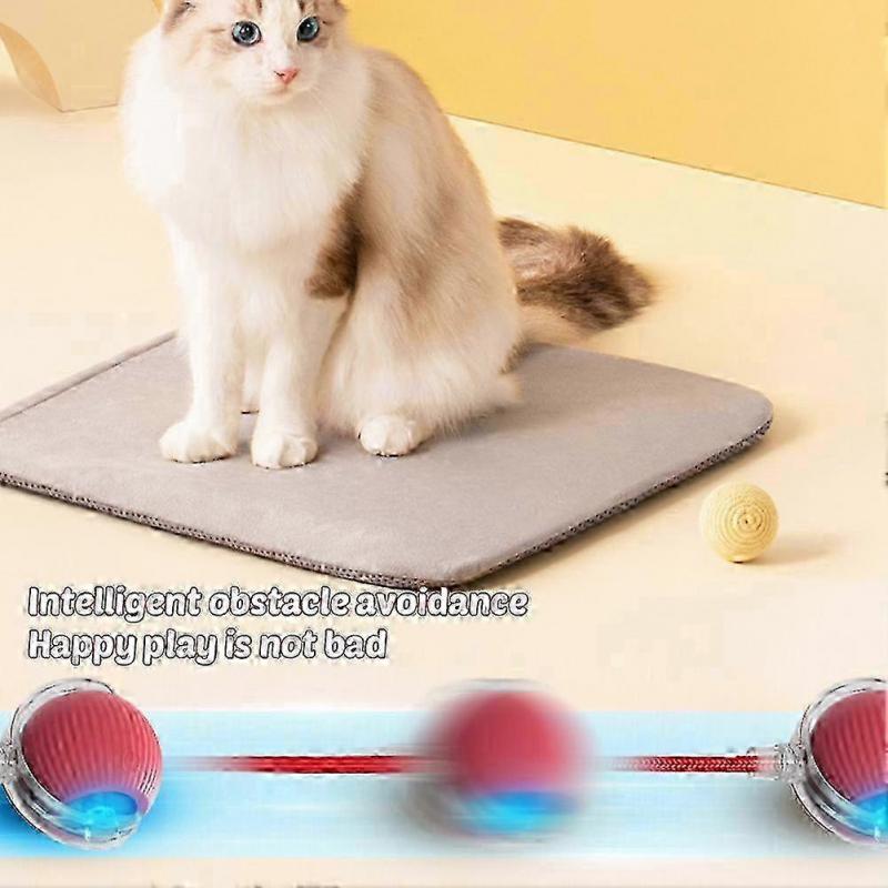Smart Cat Rolling Ball Auto-Avoid Obstacle Interactive Pet Toy
