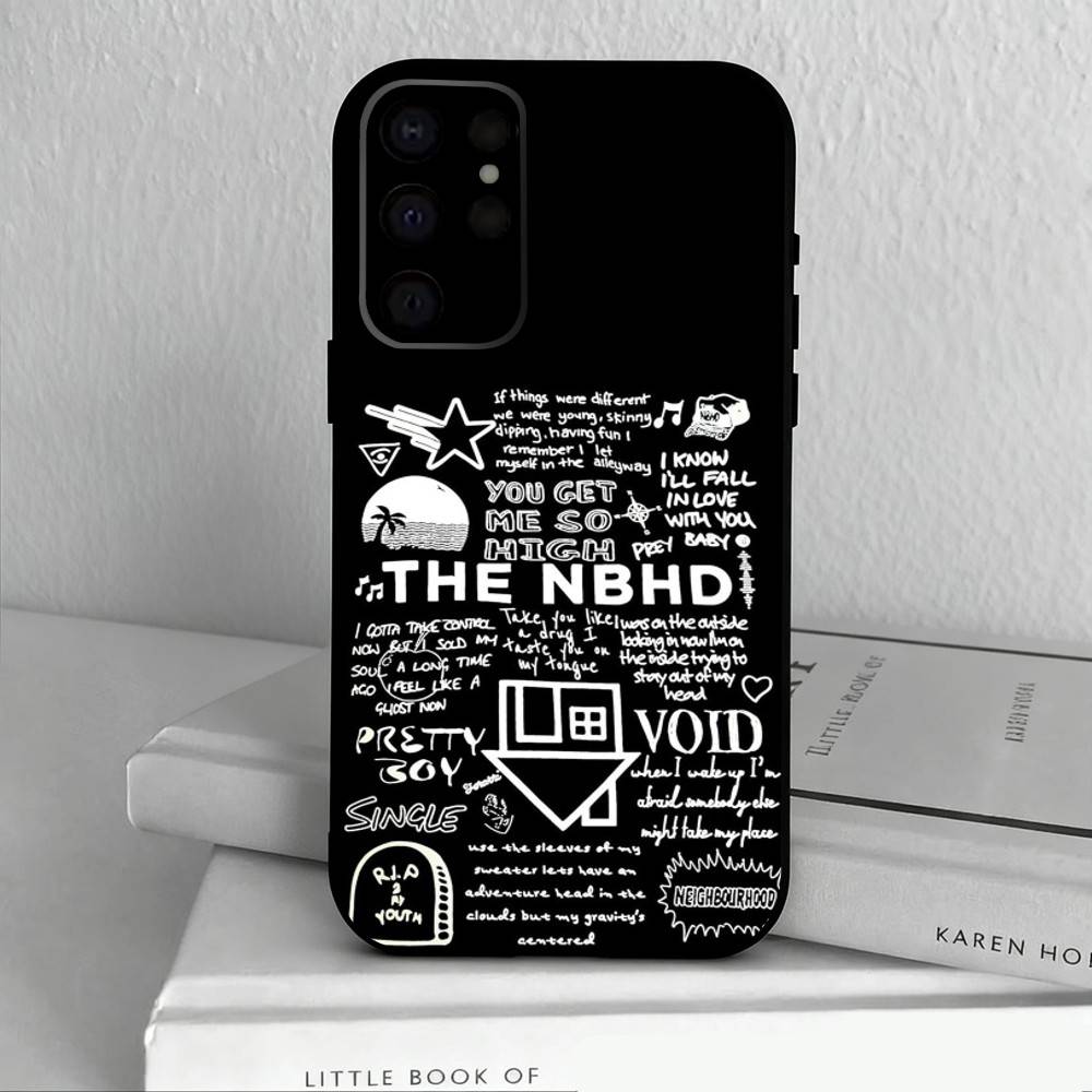 Band NBHD The N-Neighbourhood-D Phone Case For Samsung S25,24,23,22,30,21,10,9,Ultra,Plus,Lite,FE,4,5 G Soft Black Case