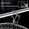 Multifunctional Stainless Steel Drying Rack with Sock Clips and Clothes Pegs
