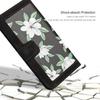 For Samsung Galaxy A06 4G Case PU Leather Floral Phone Cover with Card Slots