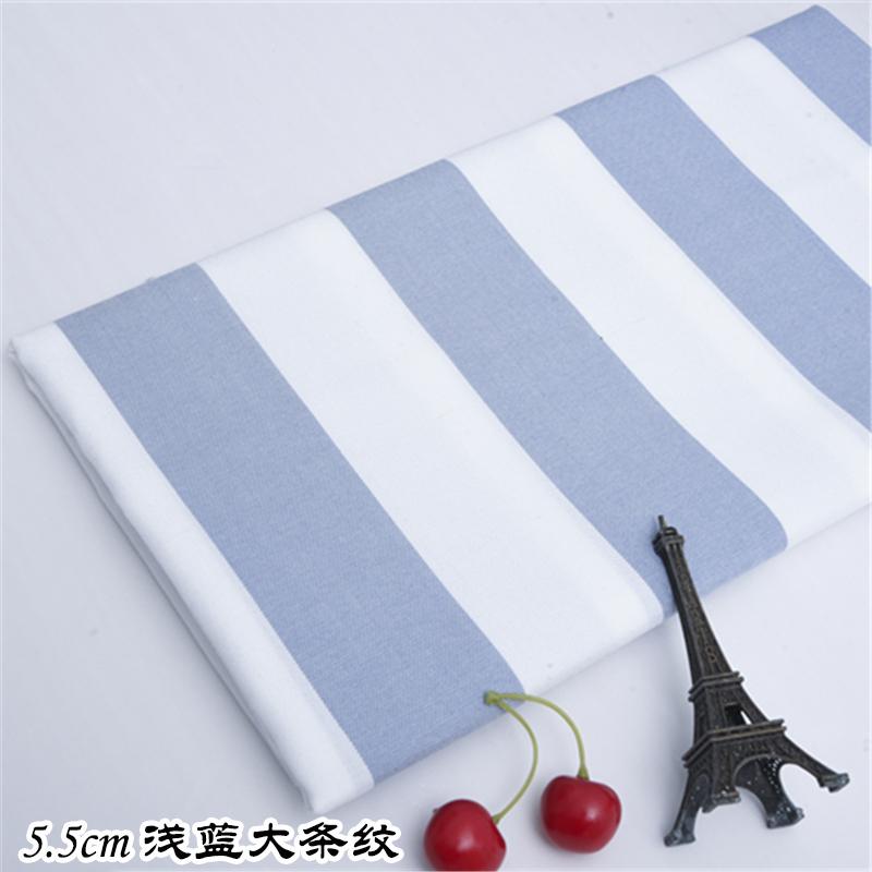 1M/2M/3M Thick Cotton linen solid color Fabric - Grid stripe DIY Material for Home Textiles (by Meter)