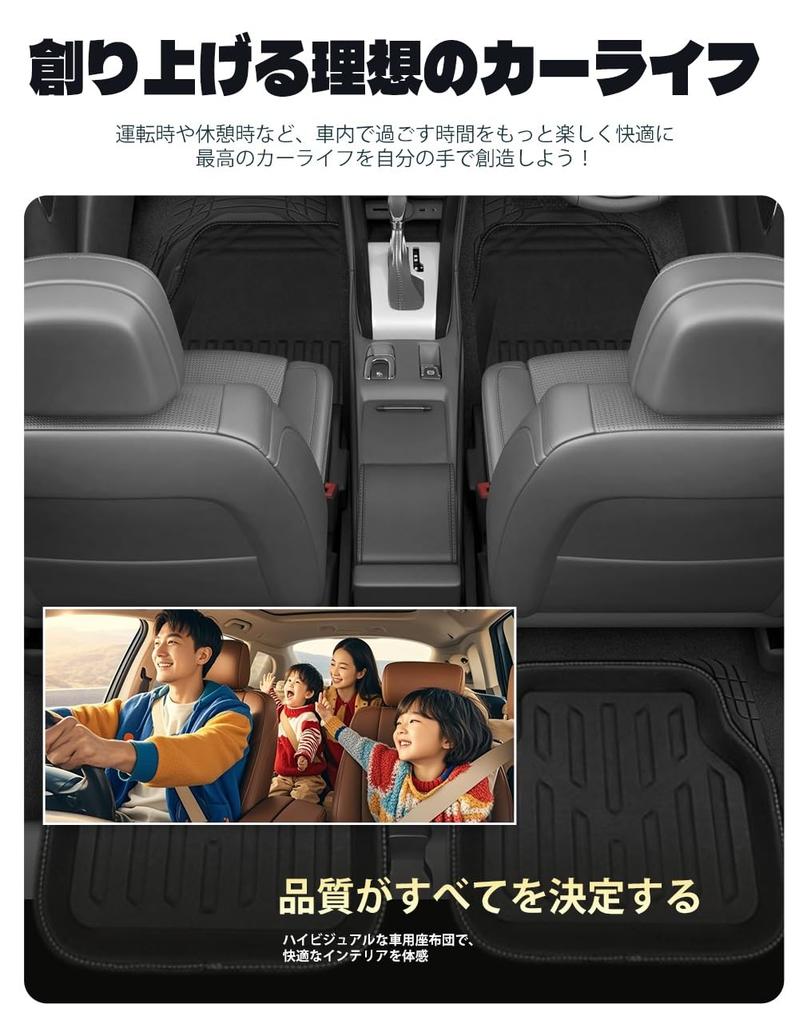 Honda N-BOX Slash Fußmatte, Automatte, Wasserdicht, Schneesicher, Rutschfestes Design, Geeignet für vorne