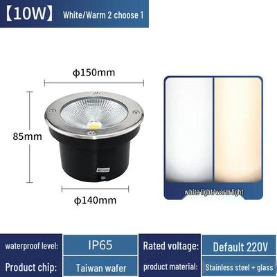 Outdoor 10W LED Embedded Ground Light